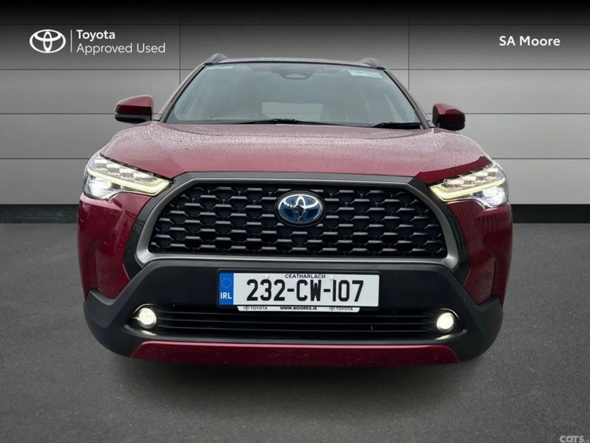 Toyota Corolla Cross SUV, Petrol Hybrid, 2023, Red