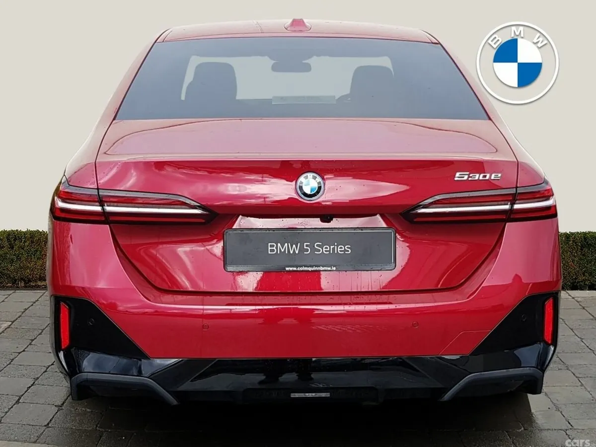 BMW 5-Series Saloon, Petrol Plug-in Hybrid, 2026, Red