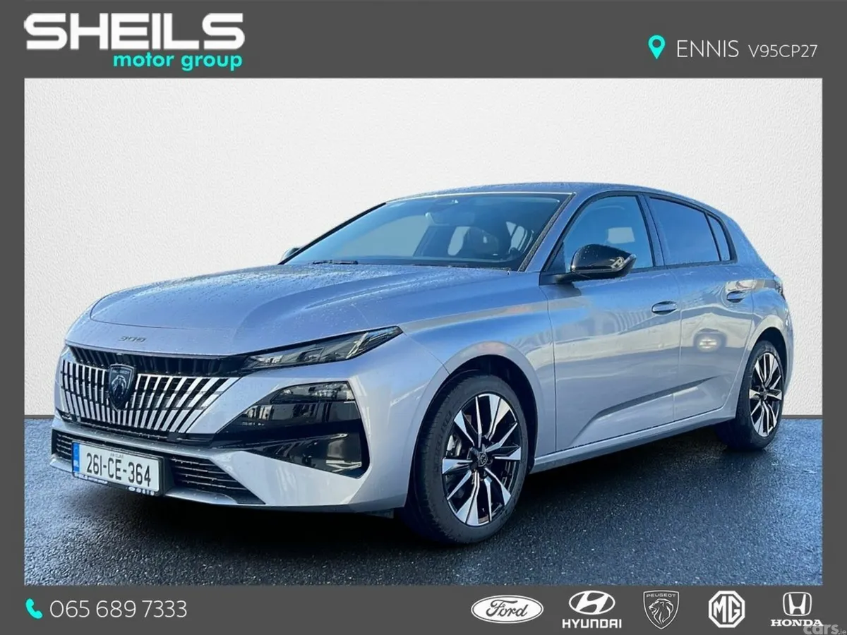 Peugeot 308 Hatchback, Petrol Hybrid, 2026, Grey