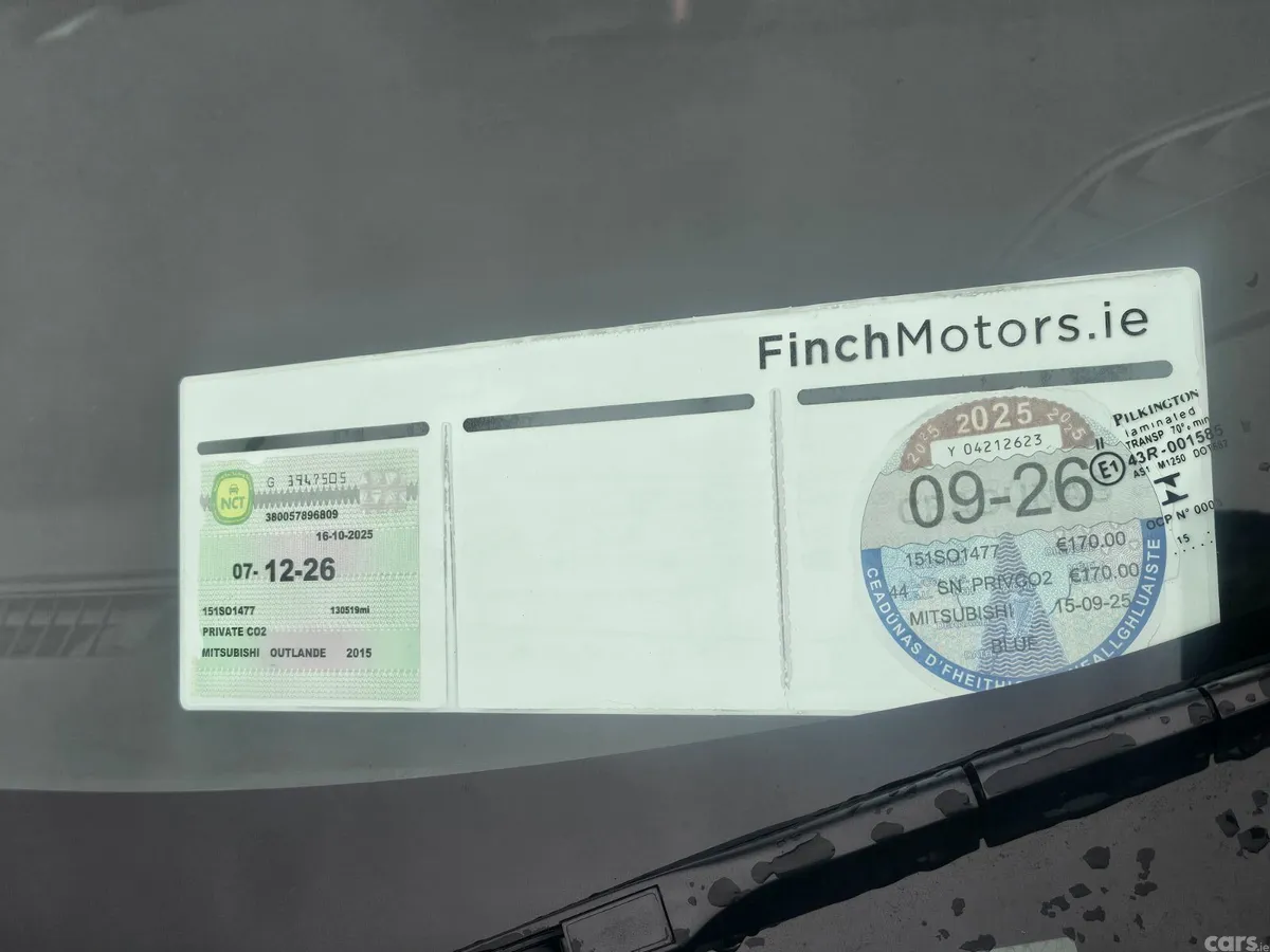 Mitsubishi Outlander SUV, Petrol Plug-in Hybrid, 2015, Blue