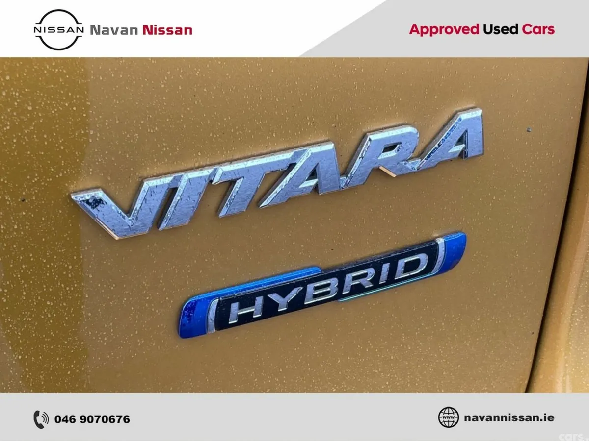 Suzuki Vitara SUV, Petrol Hybrid, 2023, Yellow