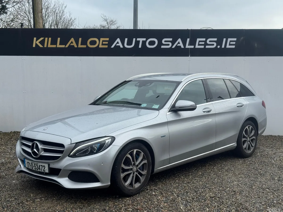 Mercedes-Benz C-Class Estate, Petrol Plug-in Hybrid, 2017, Silver