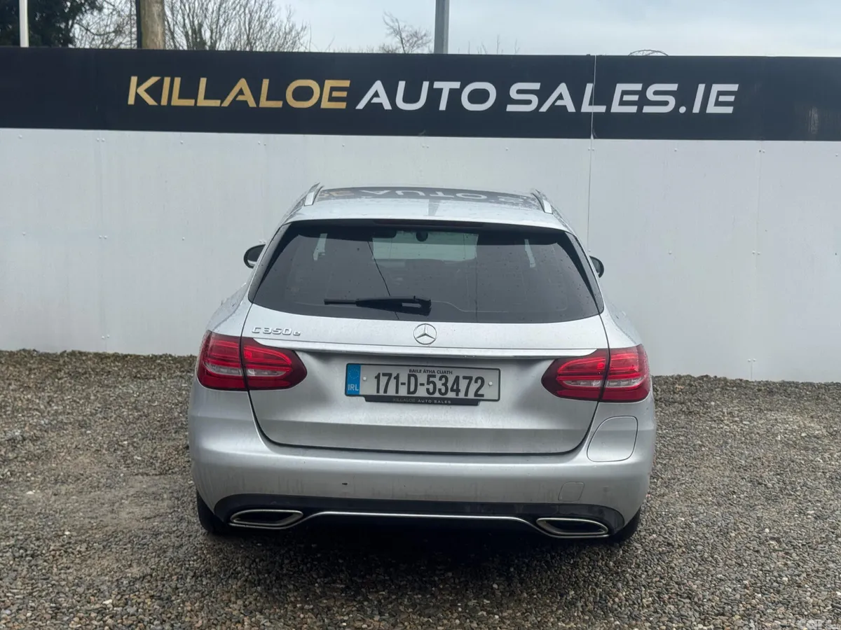 Mercedes-Benz C-Class Estate, Petrol Plug-in Hybrid, 2017, Silver