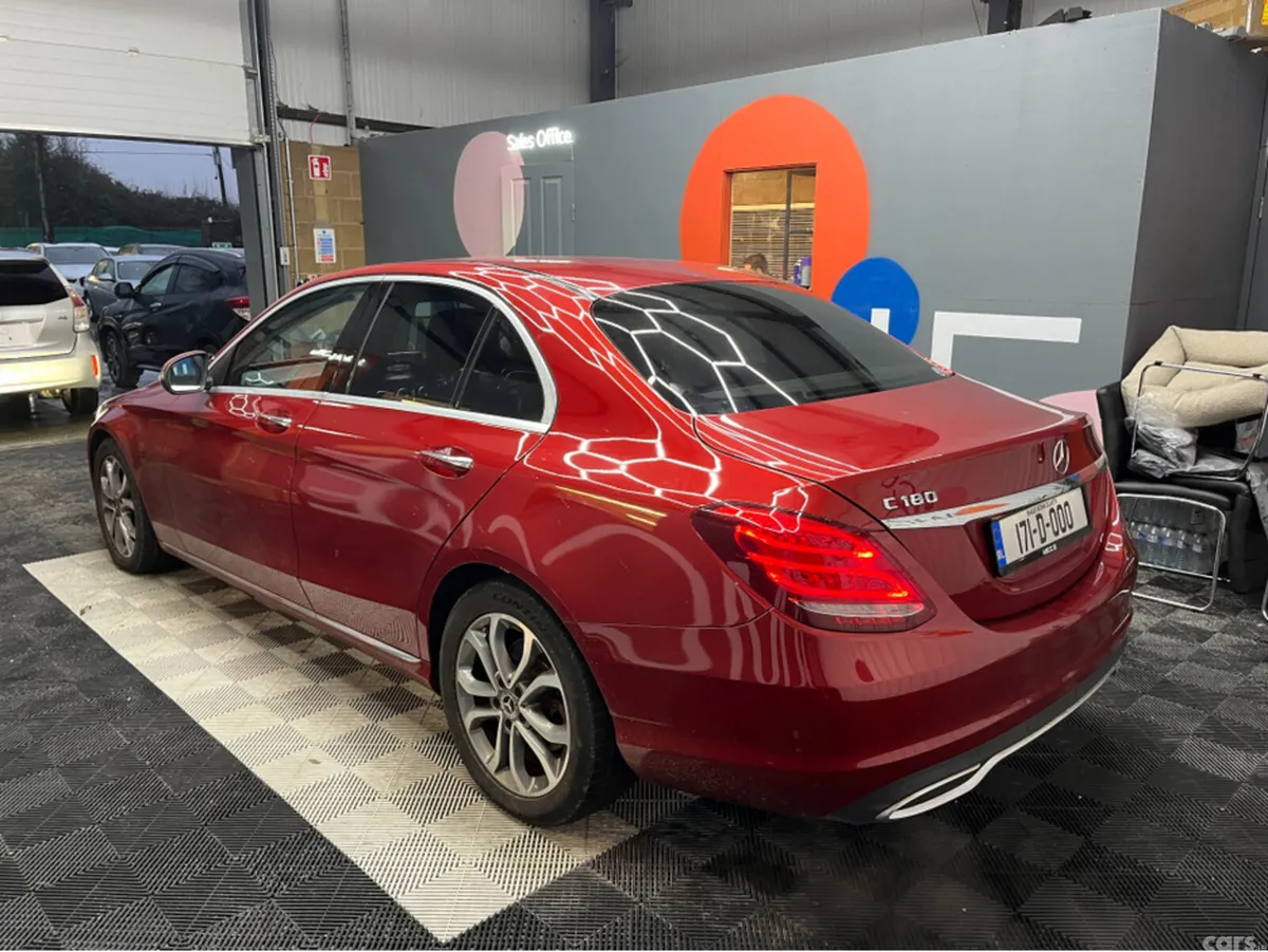 Mercedes-Benz C-Class Saloon, Petrol, 2017, Red