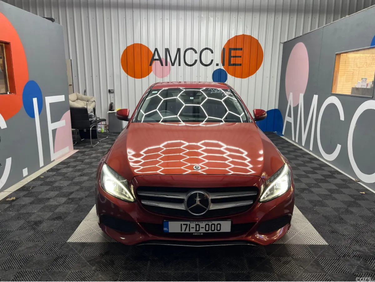 Mercedes-Benz C-Class Saloon, Petrol, 2017, Red
