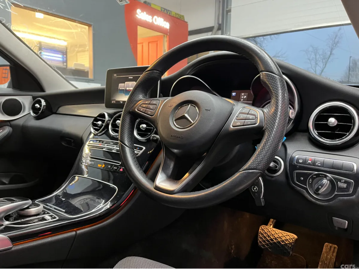 Mercedes-Benz C-Class Saloon, Petrol, 2017, Red