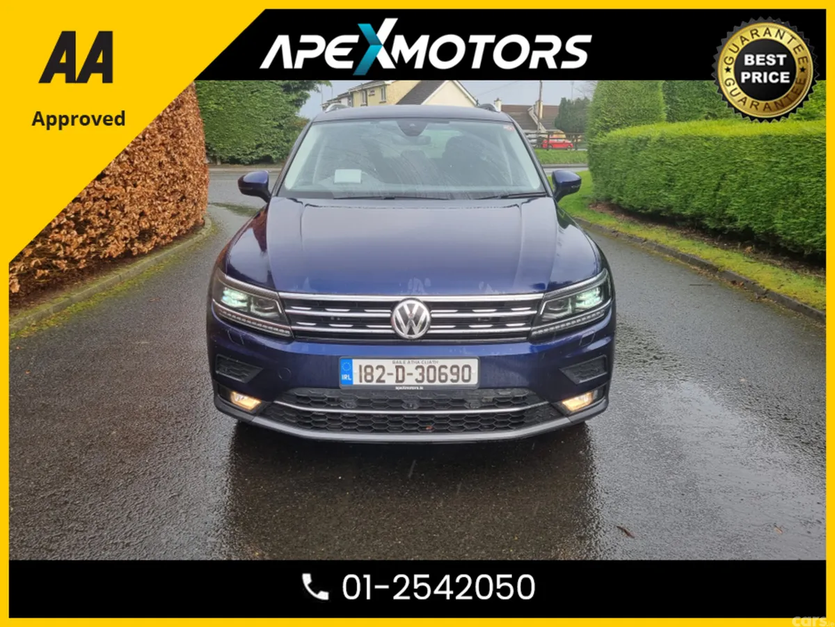 Volkswagen Tiguan SUV, Diesel, 2018, Blue