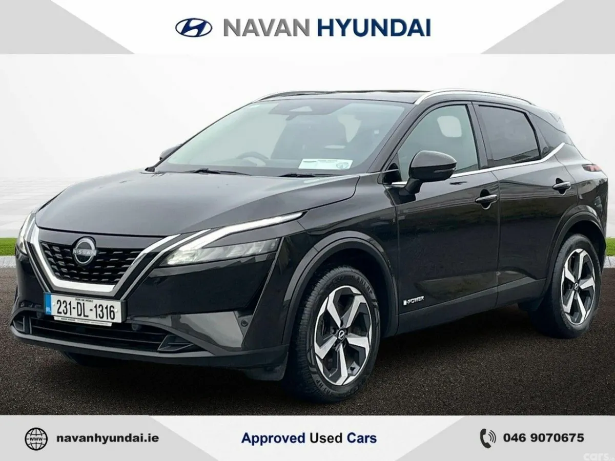 Nissan Qashqai MPV, Petrol Hybrid, 2023, Black