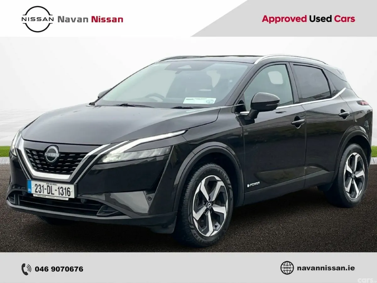 Nissan Qashqai MPV, Petrol Hybrid, 2023, Black