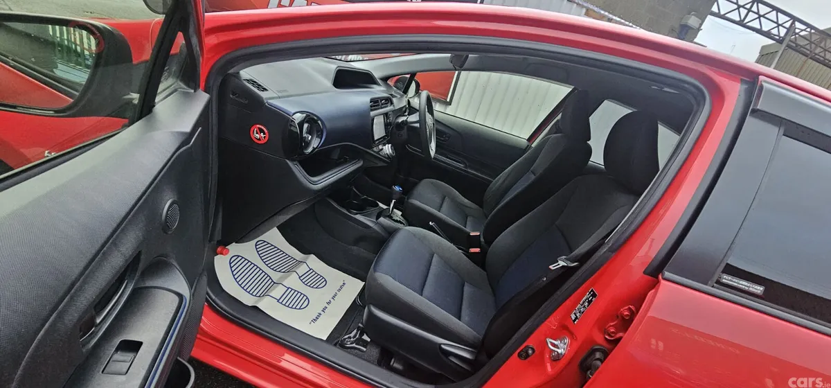 Toyota Aqua Hatchback, Petrol Hybrid, 2016, Red