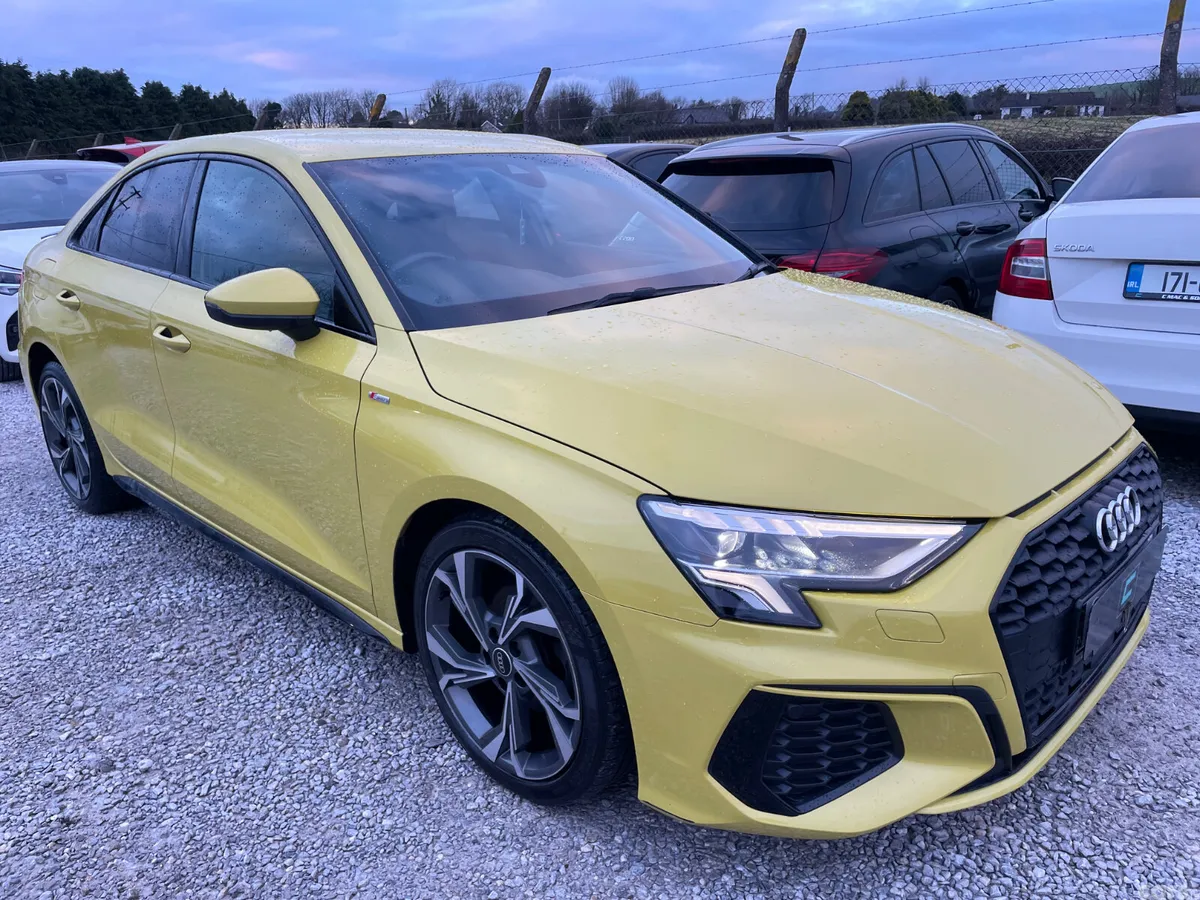 Audi A3 Saloon, Diesel, 2021, Yellow