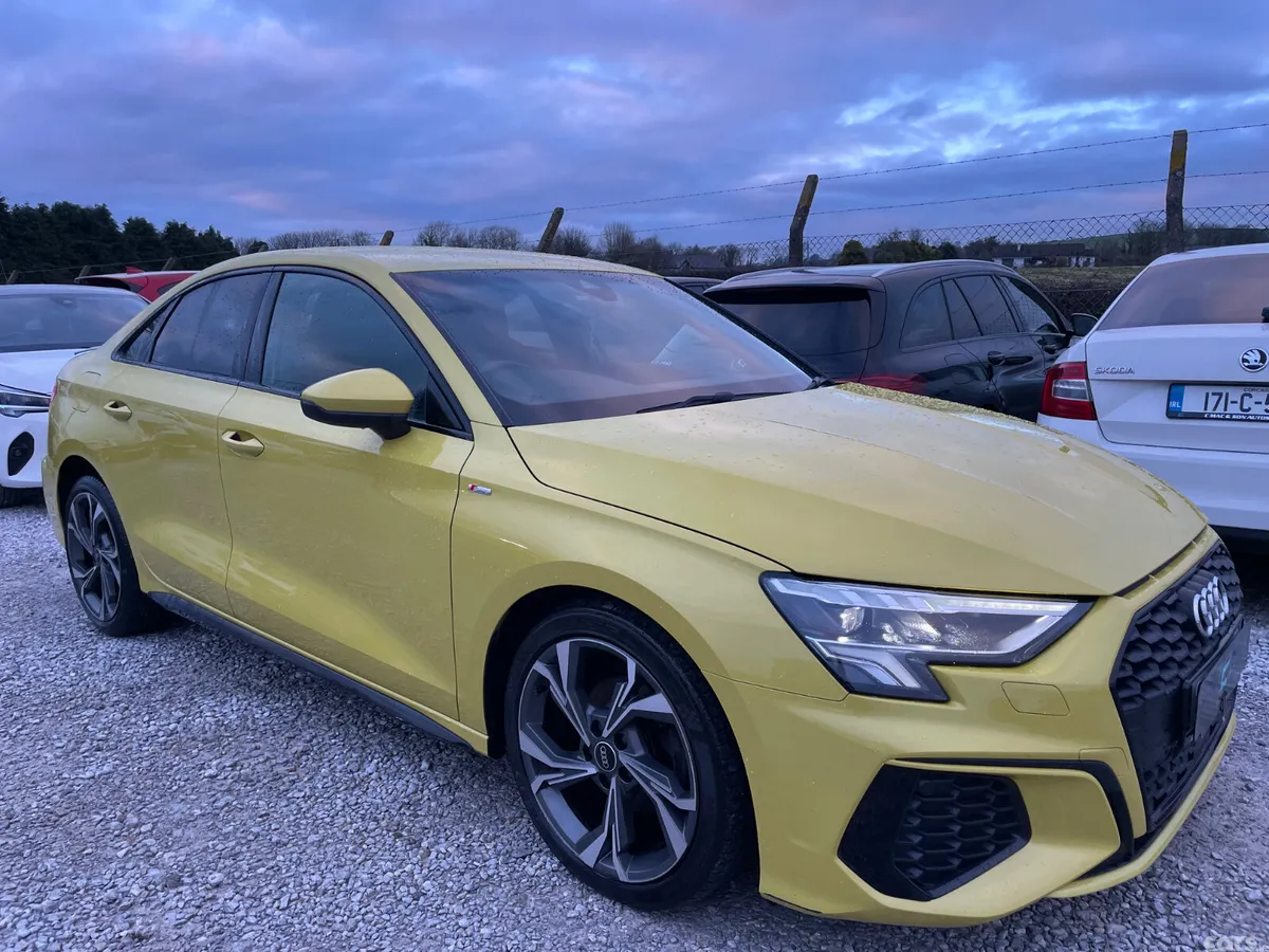 Audi A3 Saloon, Diesel, 2021, Yellow