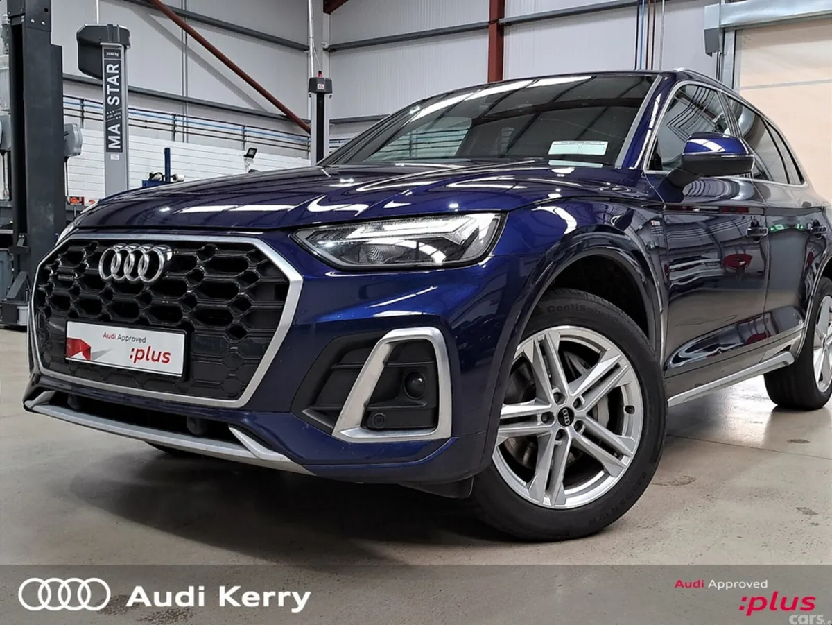 Audi Q5 SUV, Petrol Plug-in Hybrid, 2024, Blue