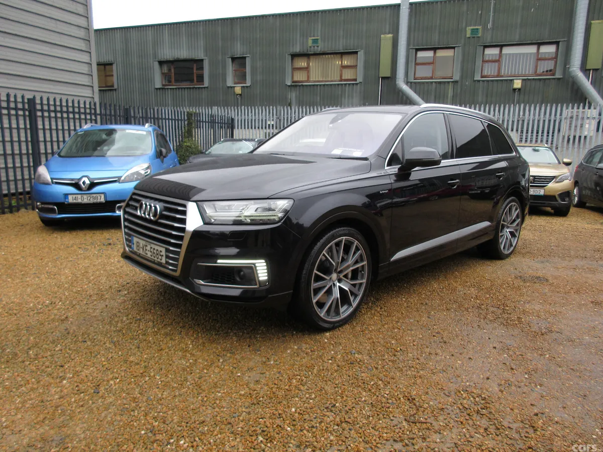 Audi Q7 SUV, Diesel Plug-in Hybrid, 2018, Black