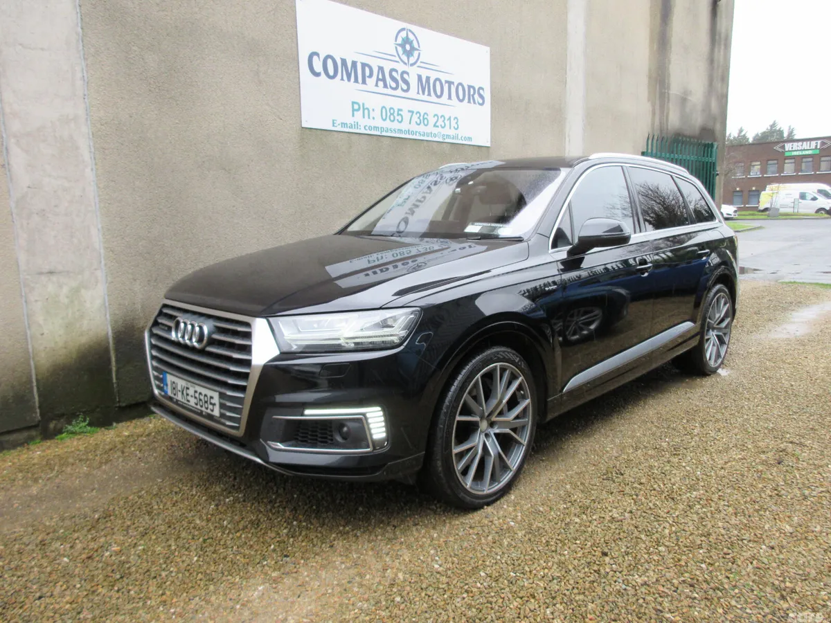 Audi Q7 SUV, Diesel Plug-in Hybrid, 2018, Black