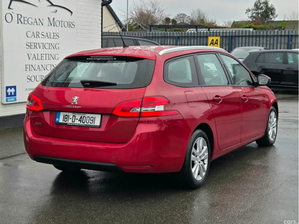 Peugeot 308 Estate, Diesel, 2018, Red