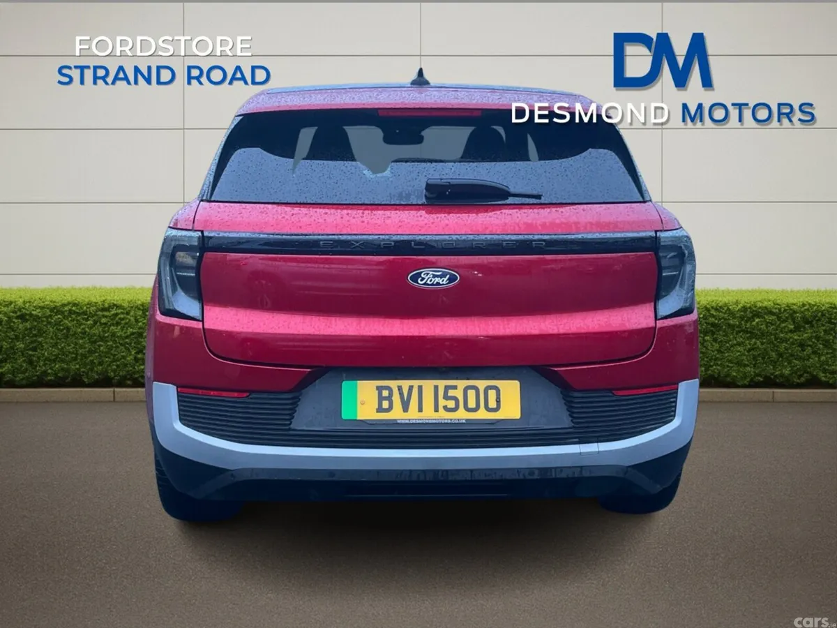 Ford Explorer SUV, Electric, 2025, Red