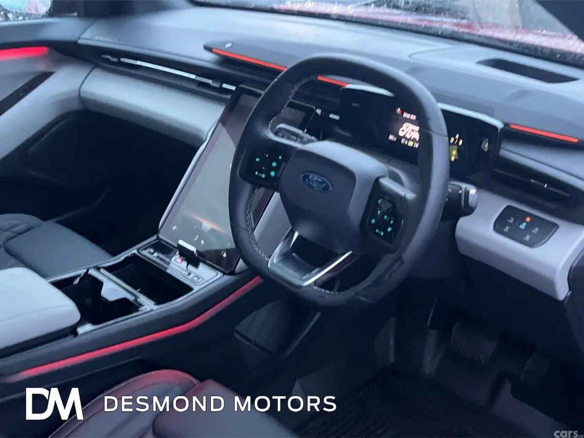 Ford Explorer SUV, Electric, 2025, Red