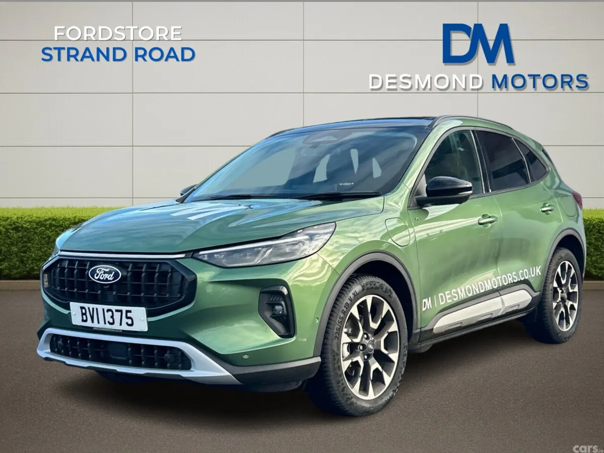 Ford Kuga SUV, Petrol Hybrid, 2025, Green