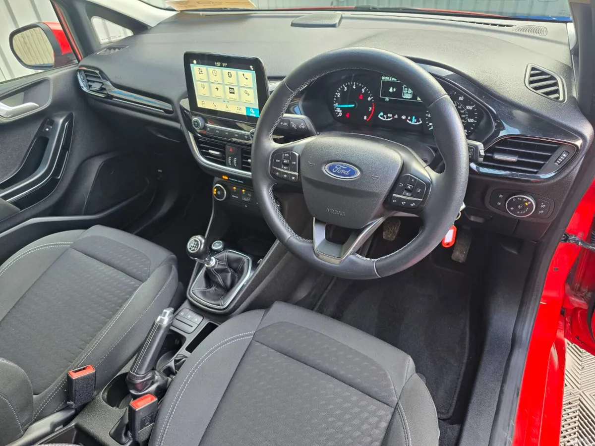 Ford Fiesta Hatchback, Petrol, 2018, Red