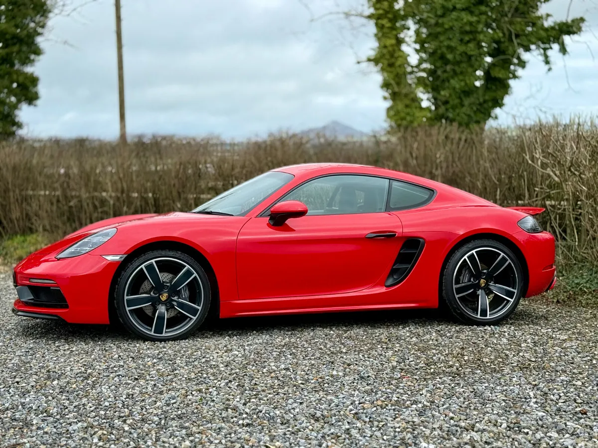 Porsche 718 Coupe, Petrol, 2018, Red