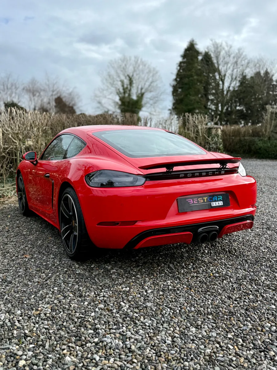 Porsche 718 Coupe, Petrol, 2018, Red