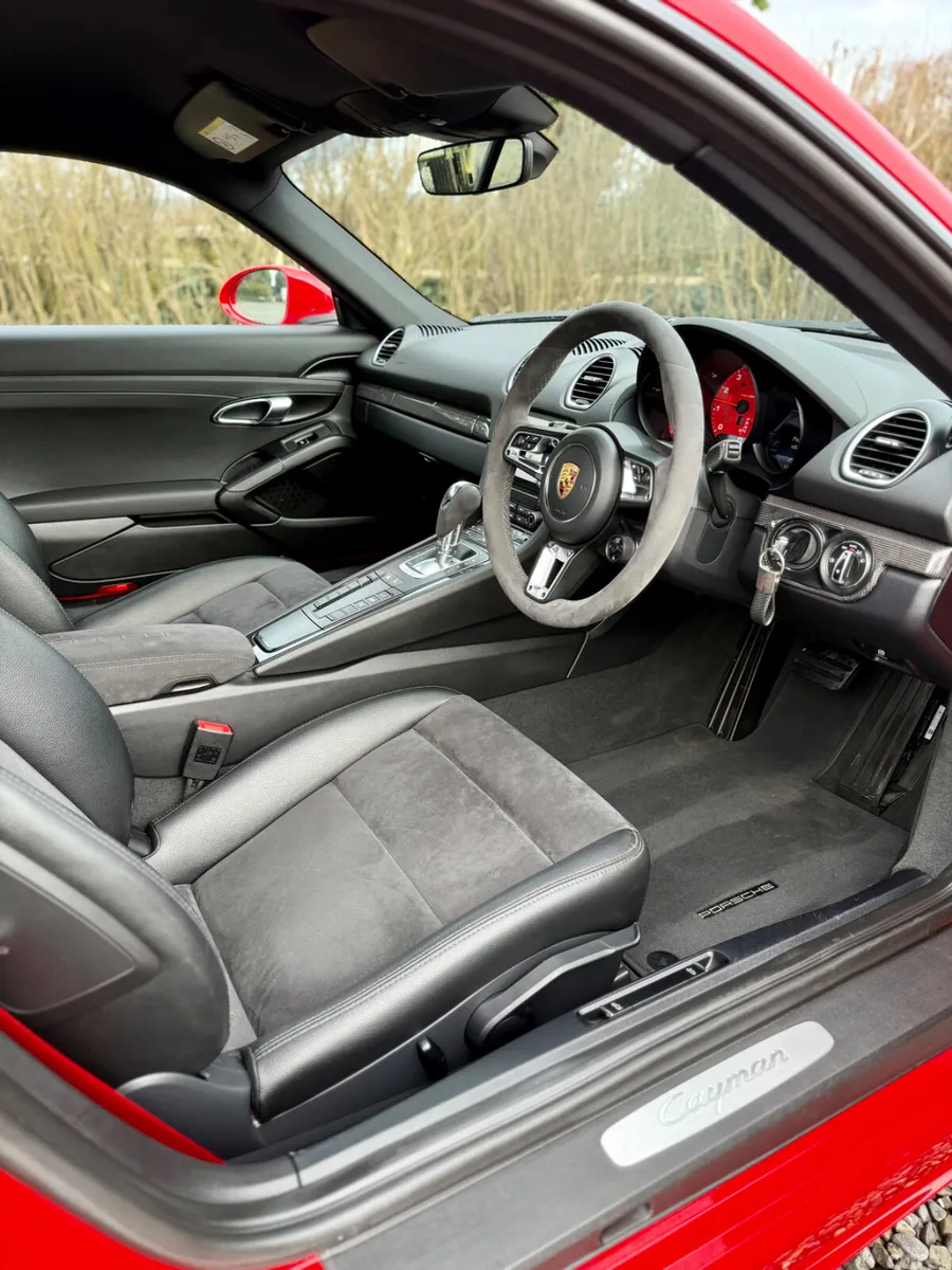 Porsche 718 Coupe, Petrol, 2018, Red