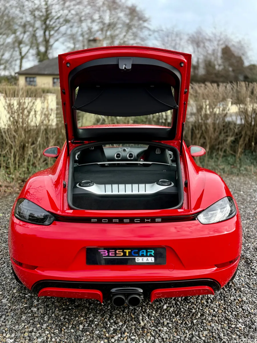 Porsche 718 Coupe, Petrol, 2018, Red