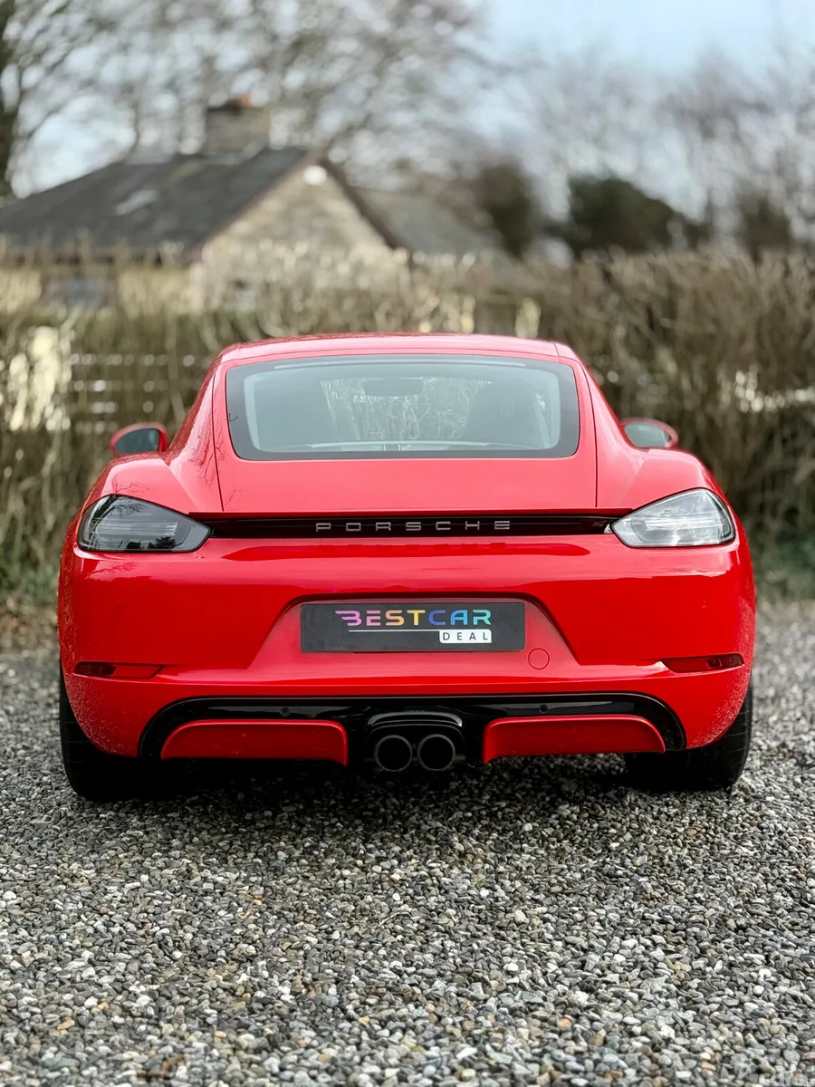 Porsche 718 Coupe, Petrol, 2018, Red