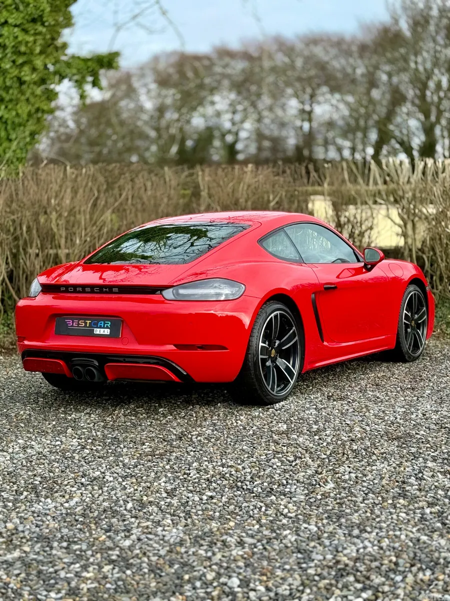 Porsche 718 Coupe, Petrol, 2018, Red