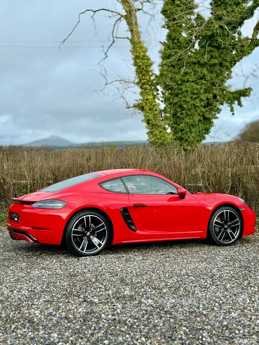 Porsche 718 Coupe, Petrol, 2018, Red