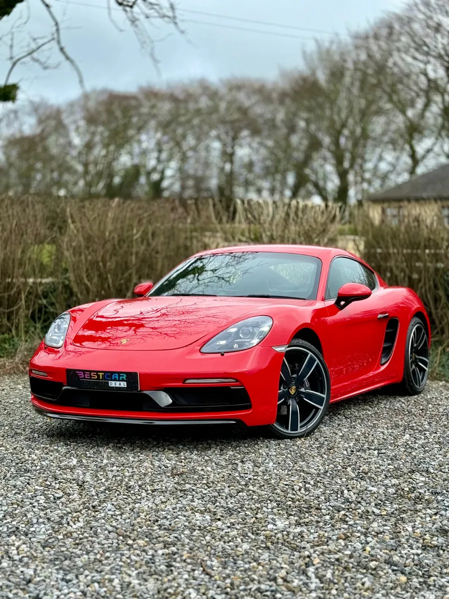 Porsche 718 Coupe, Petrol, 2018, Red