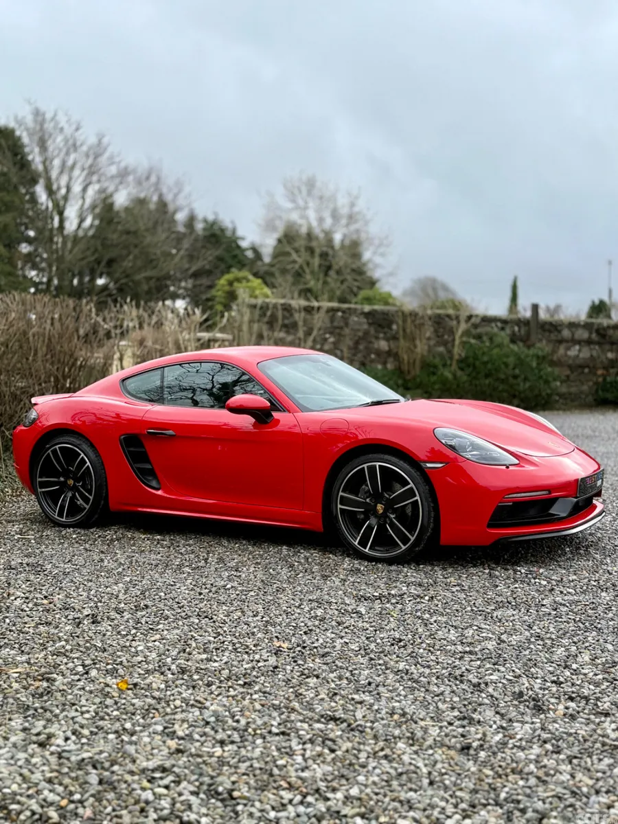 Porsche 718 Coupe, Petrol, 2018, Red