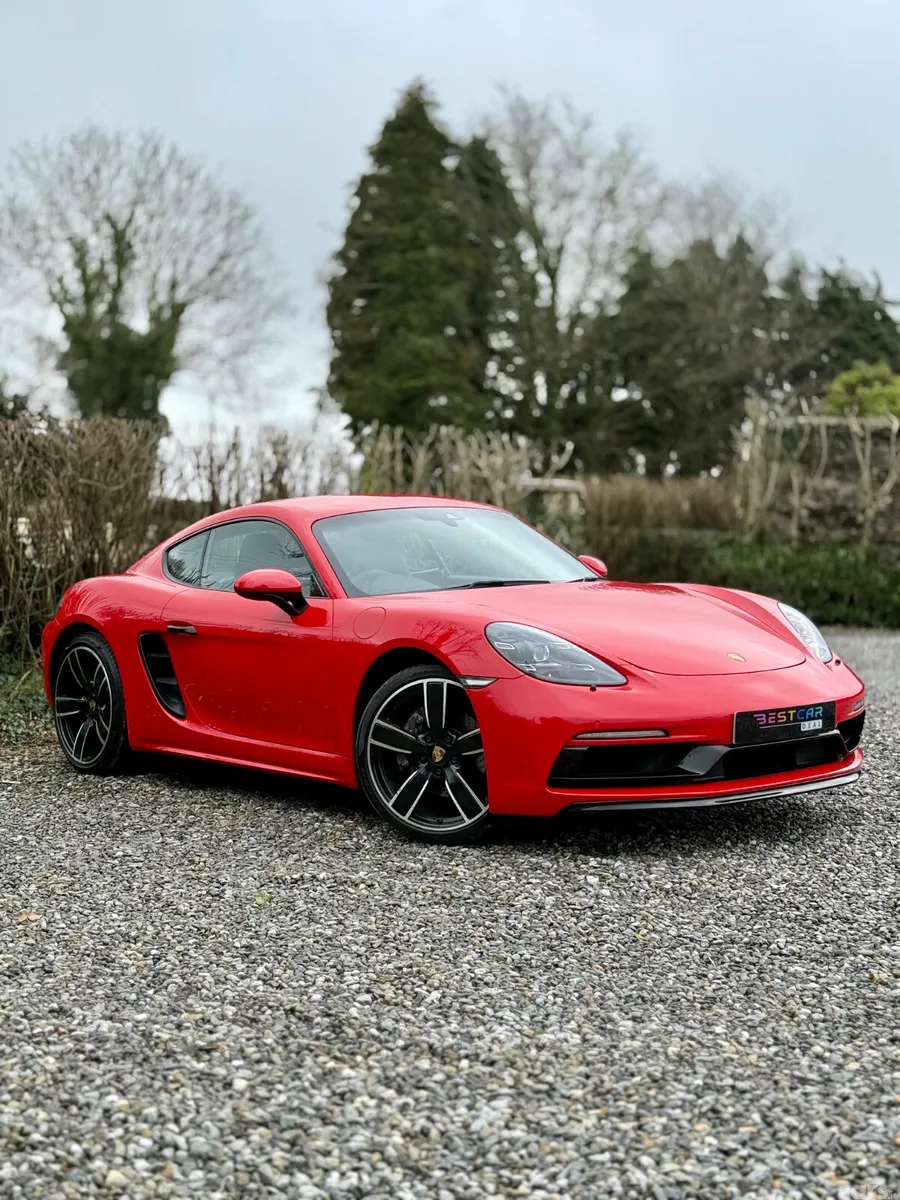 Porsche 718 Coupe, Petrol, 2018, Red