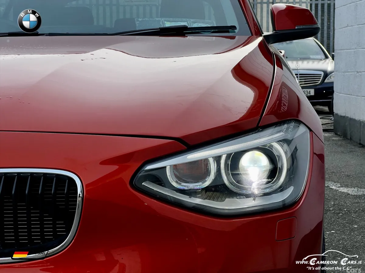 BMW 1-Series Hatchback, Petrol, 2015, Orange