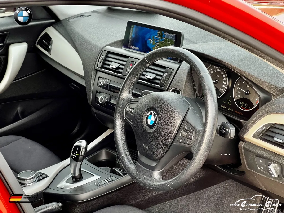 BMW 1-Series Hatchback, Petrol, 2015, Orange