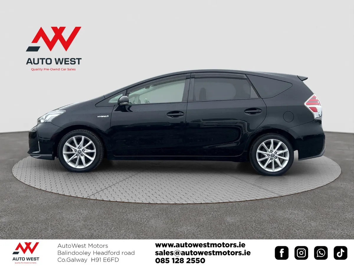 Toyota Prius MPV, Petrol Hybrid, 2019, Black