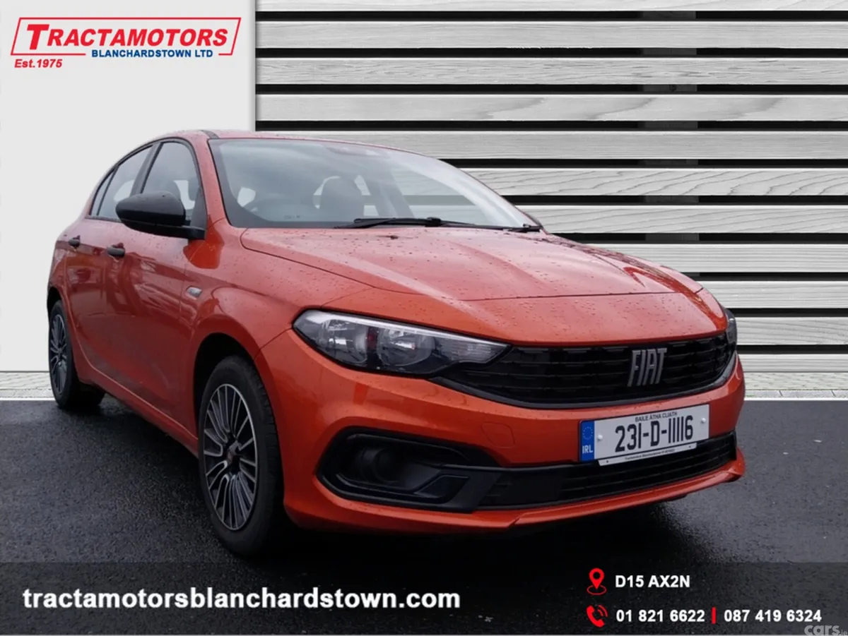 Fiat Tipo Hatchback, Petrol, 2023, Orange