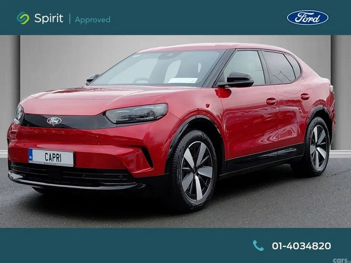 Ford Capri MPV, Electric, 2026, Red
