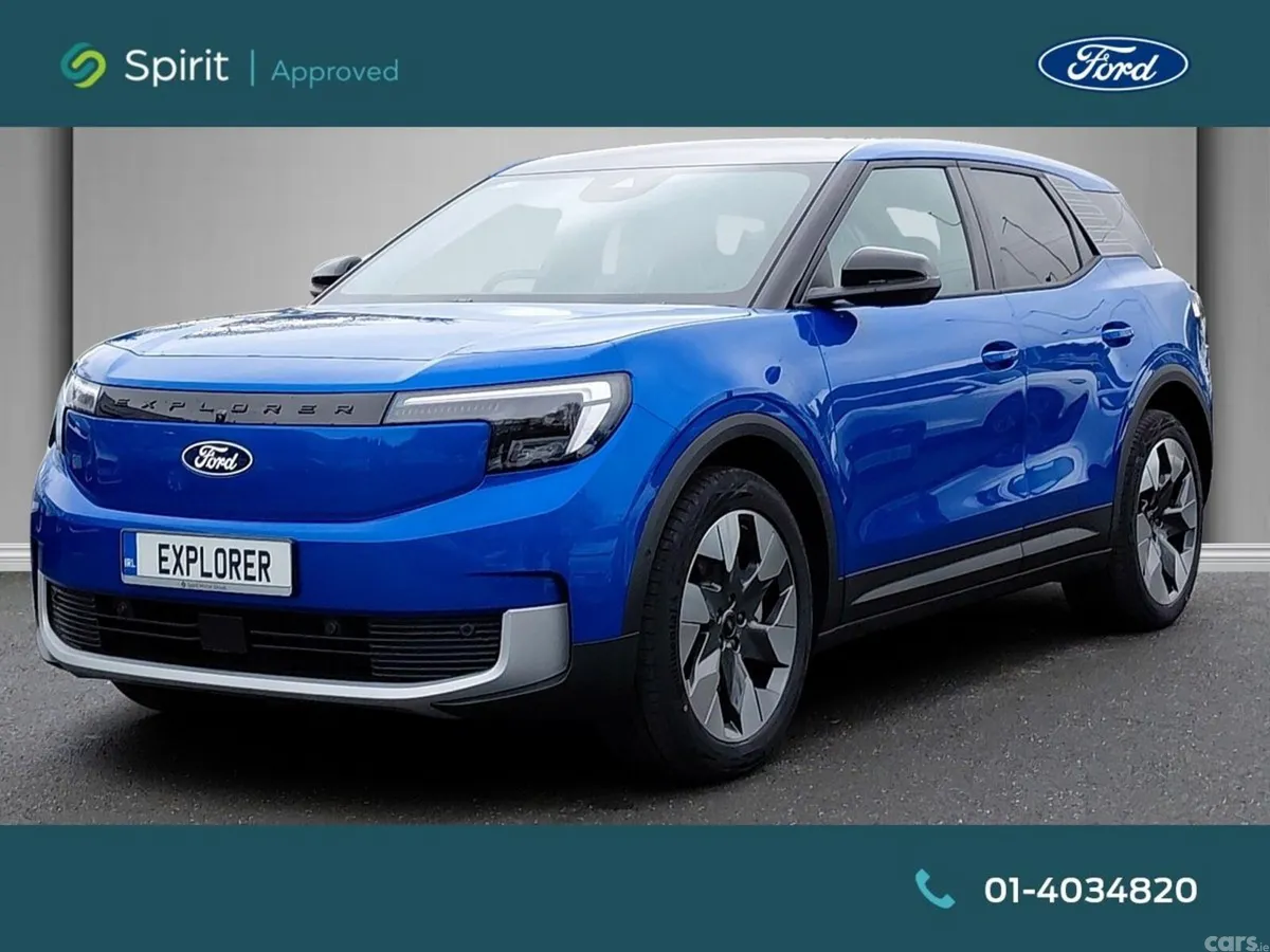 Ford Explorer SUV, Electric, 2026, Blue