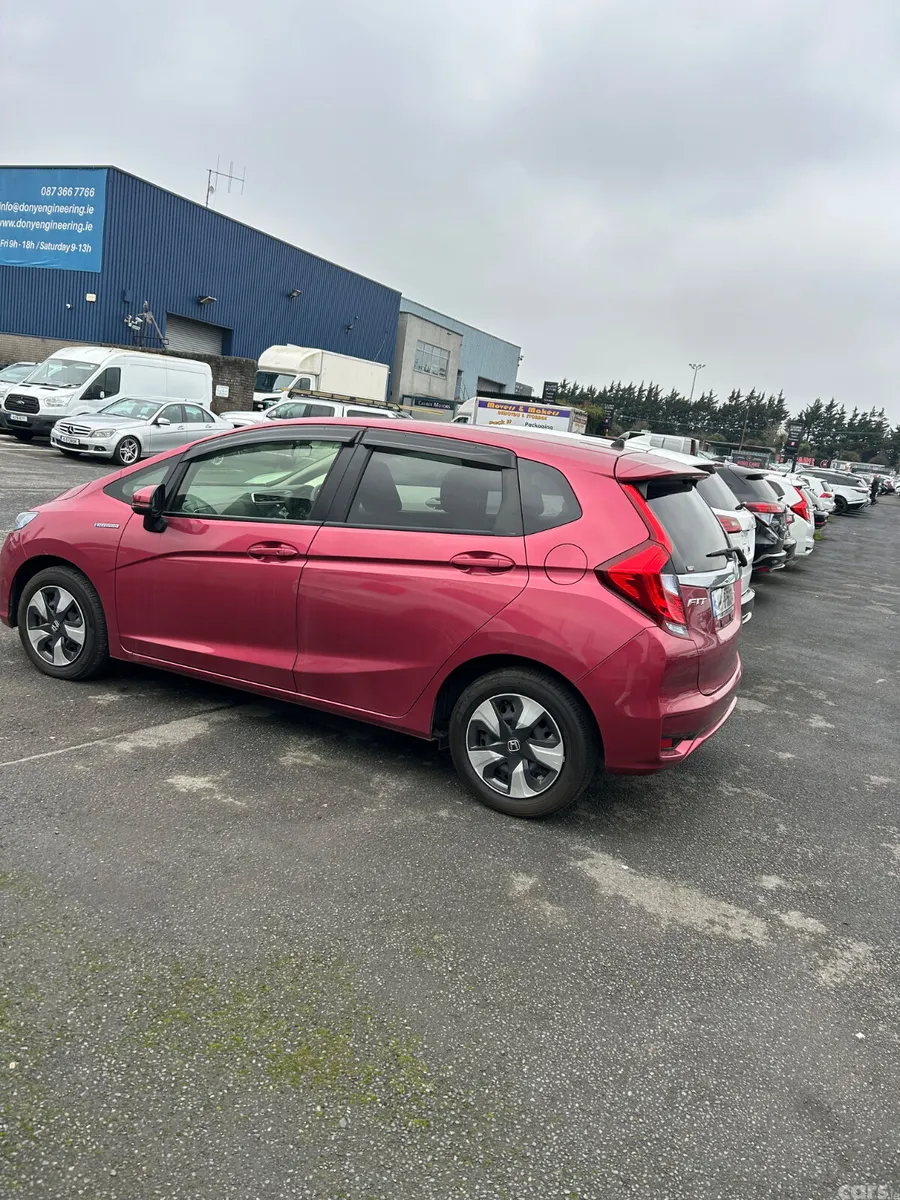 Honda Fit Hatchback, Petrol Hybrid, 2019, Red