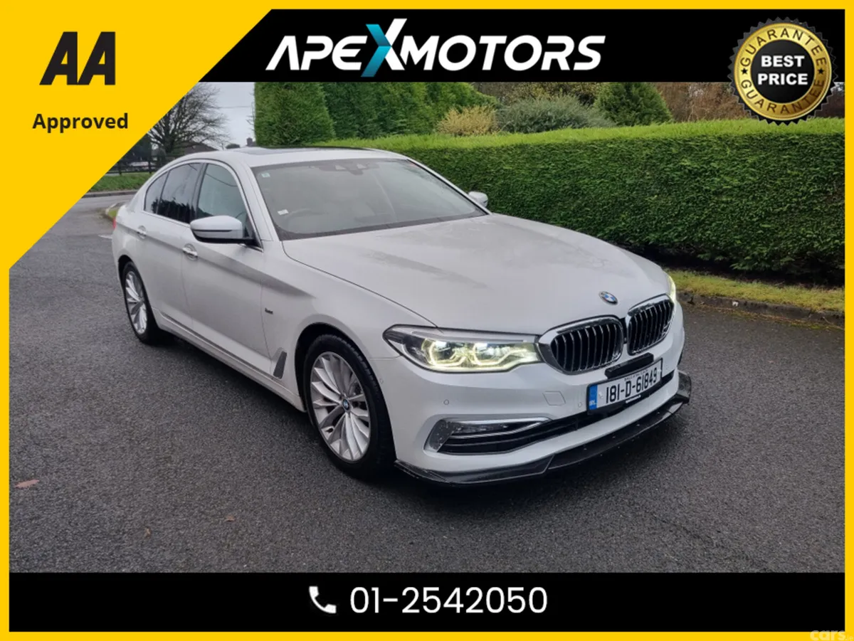 BMW 5-Series Saloon, Diesel, 2018, White