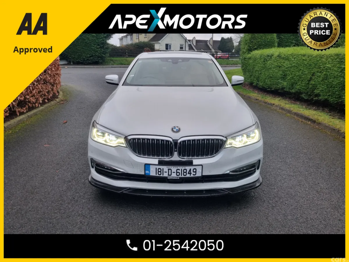 BMW 5-Series Saloon, Diesel, 2018, White