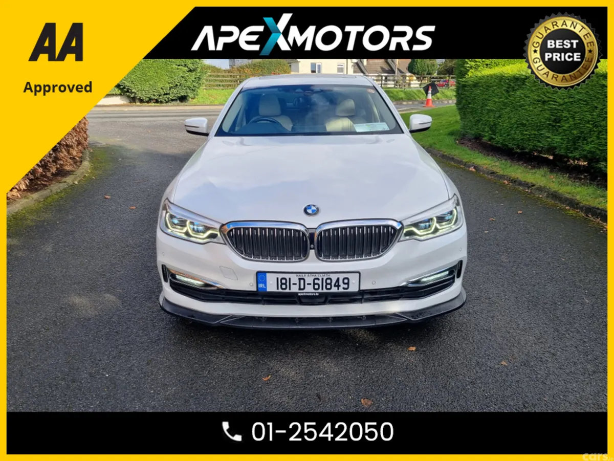 BMW 5-Series Saloon, Diesel, 2018, White