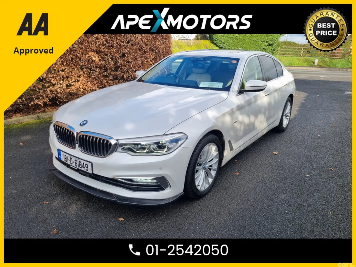 BMW 5-Series Saloon, Diesel, 2018, White