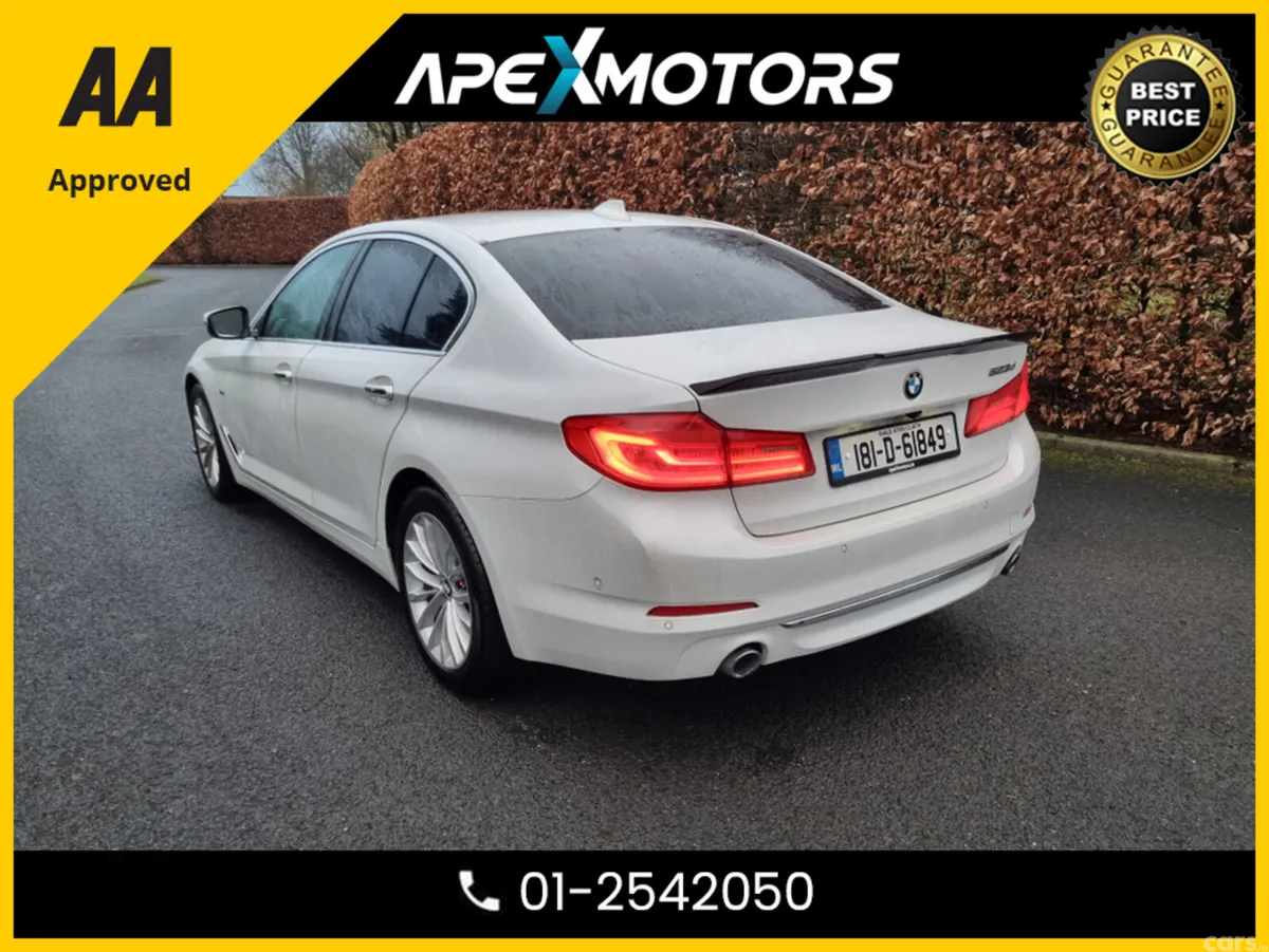 BMW 5-Series Saloon, Diesel, 2018, White