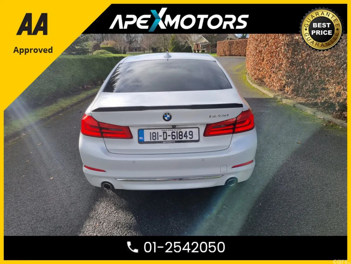 BMW 5-Series Saloon, Diesel, 2018, White