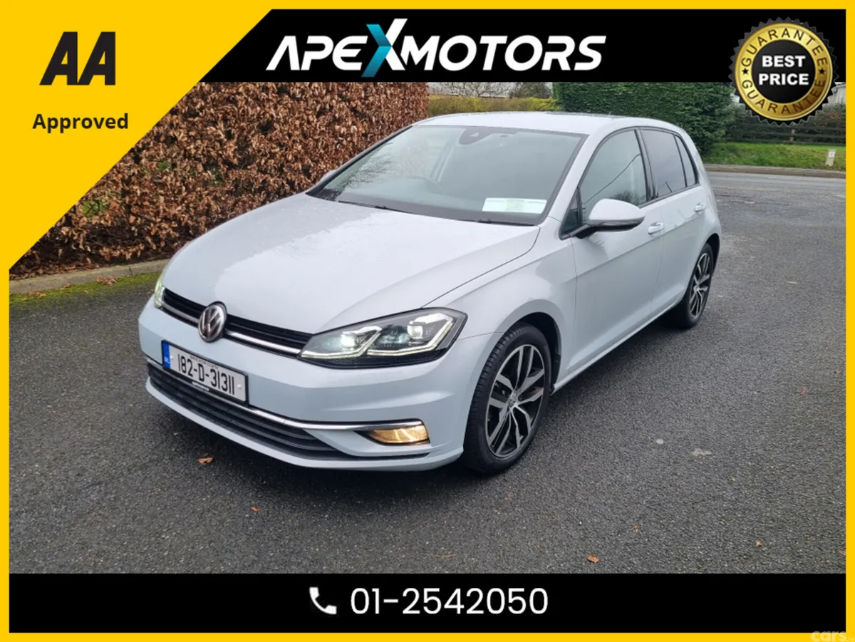 Volkswagen Golf Hatchback, Petrol, 2018, White