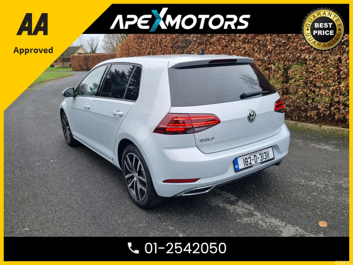Volkswagen Golf Hatchback, Petrol, 2018, White