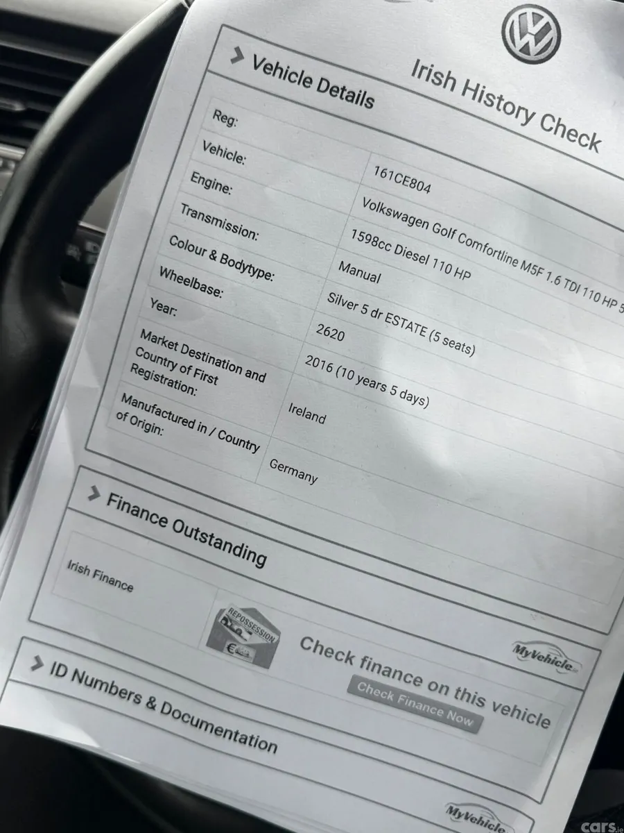 Volkswagen Golf Estate, Diesel, 2016, Silver